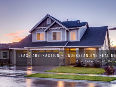 Lease Abstraction Understanding Real Meaning